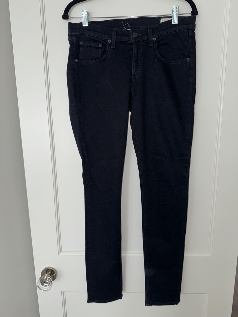 Rag & Bone washed Black Skinny jeans in size 29 size 8